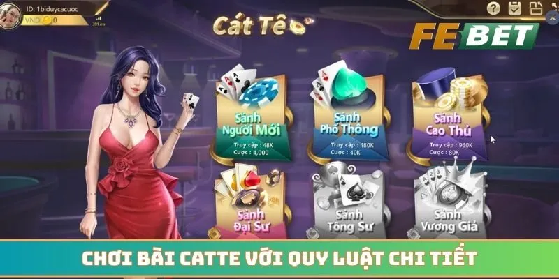 Chơi bài catte với quy luật chi tiết từ nhà cái