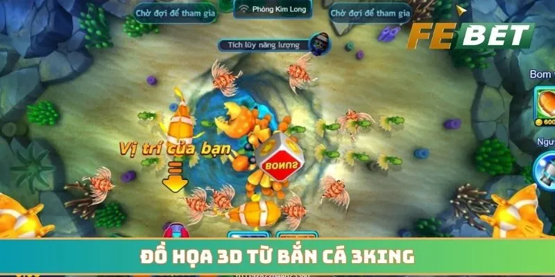 Đồ họa 3D từ bắn cá 3King thu hút mọi ánh nhìn